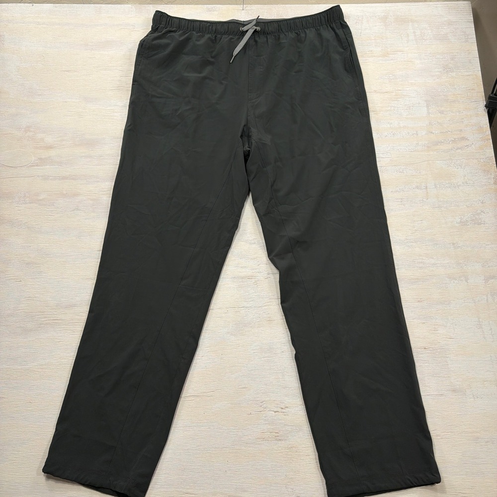Free Fly Pants Men's Breeze Pant XXL Elastic Waist Drawstring Dark Gray Mens